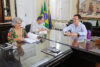 Gestores discutem processos de licenciamento ambiental para as obras do Campus Iracema e do novo Hospital Universitário da UFC, além da elaboração de um amplo acordo de cooperação técnica voltado a políticas públicas. (Foto: Ribamar Neto/UFC Informa)